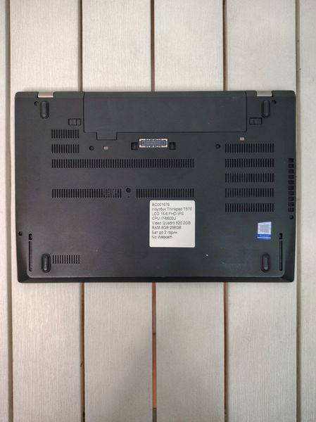 Ноутбук Thinkpad T570 15 FHD бат до 2 годин No Webcam 000050795 фото