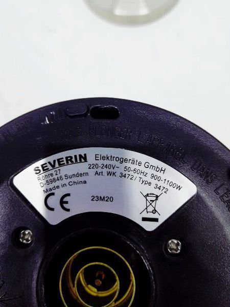 Електрочайник Severin Mini WK 3472 1100w сток LPNHE598297281 40е 000033843 фото
