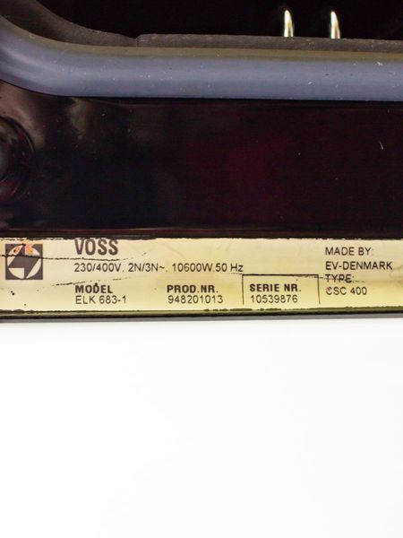 Плита електрична Voss ELK 683 1 10600w sn 10539876 000031965 фото