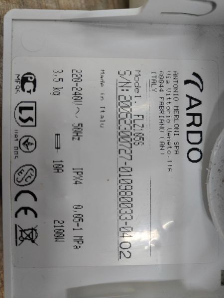 Пральна машина Ardo FLZ105S 3.5кг sn 2005230033 000052091 фото