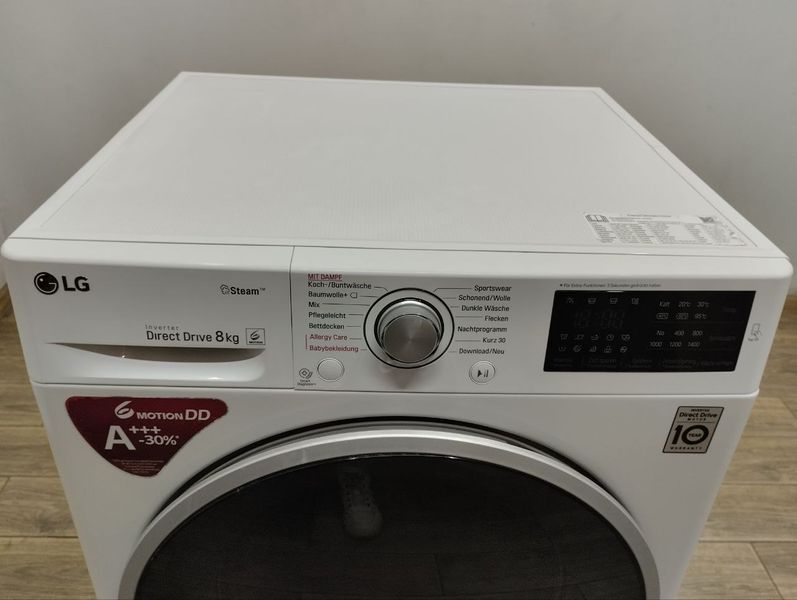 Cтиральная машина LG F14WNFKZ247 8кг 2100W sn 805PWNFKZ247 000046291 фото