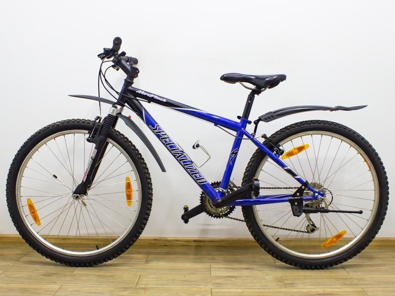 Велосипед 26 Specialized HardRock гірський чорно-синій хром 000032414 фото