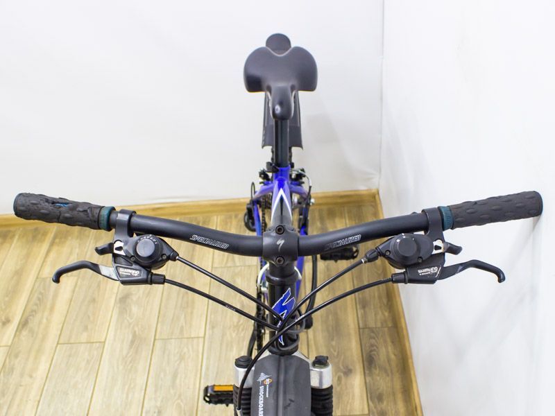 Велосипед 26 Specialized HardRock гірський чорно-синій хром 000032414 фото