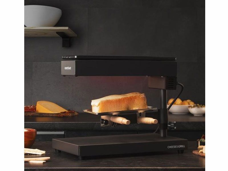 Раклетний гриль Cecotec CheeseGrill 6000 03081 600w Black 000042488 фото
