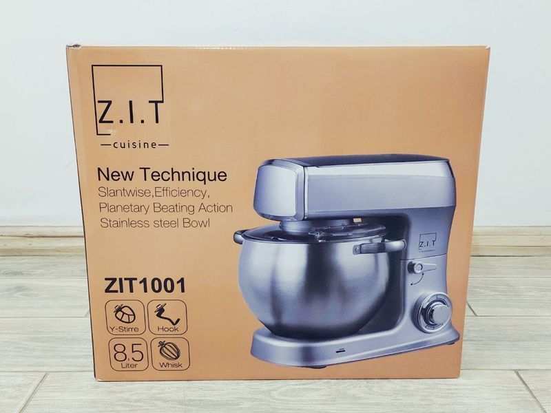 Миксер планетарный тестомес Cuisine ZIT1001 1800w 8500 мл Silver 000044712 фото