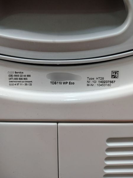 Сушильная машина Premium TDB 110 WP 8 кг sn 10140237567 000051025 фото