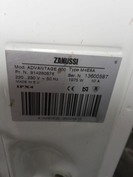 Пральна машина Zanussi Advantage M4E8A 1975W sn 13600587 000052490 фото
