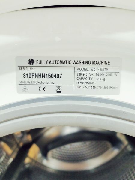Стиральная машина LG WD 14481TP 000035918 фото