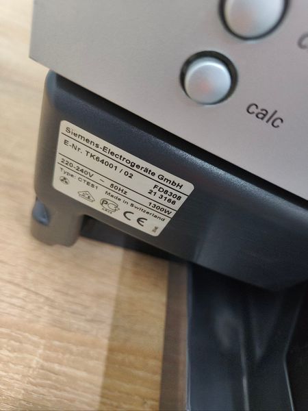 Кавомашина Siemens Surpresso S40 1300W sn TK64001\02 FD8308 21 3166 000049496 фото