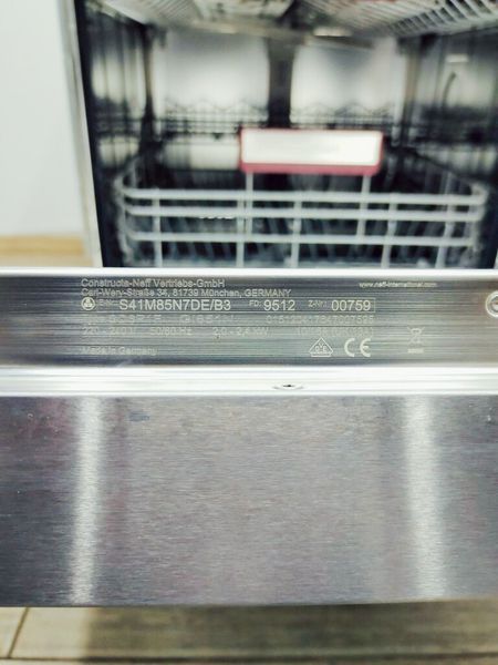 Посудомийна машина Neff S41M85N7DE B3 2400w 12 персон sn 9512 00759 000038813 фото