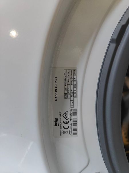 Пральна машина Beko WML61433NPS1 1550W 6кг sn 2160046403 000053050 фото