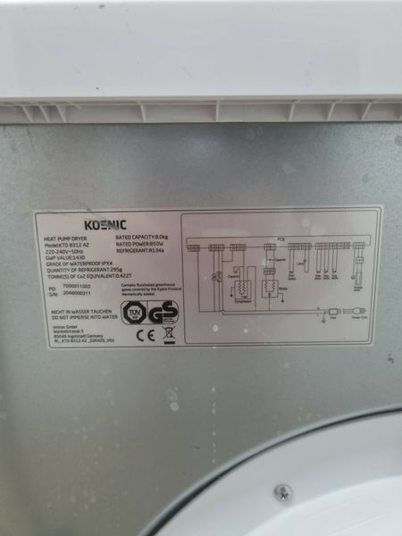 Сушильная машина Koenic KTD 8312 A2 000040920 фото