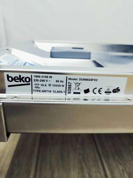 Посудомийна машина Beko DUN6634FX2 2100w 12 персон sn 2280078406_партія 3 номер 154 000040911 фото