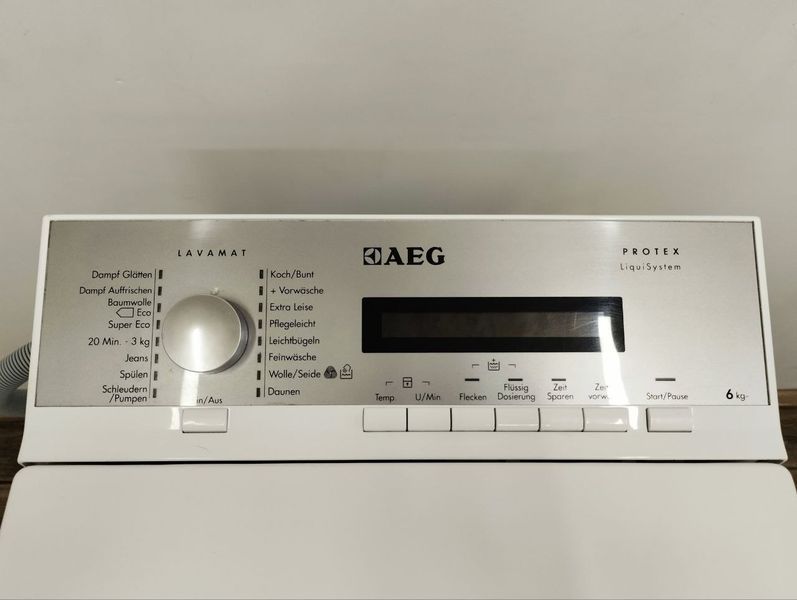Стиральная машина вертикальная AEG L75265TL1 2200W 6кг sn 44700028 000049476 фото