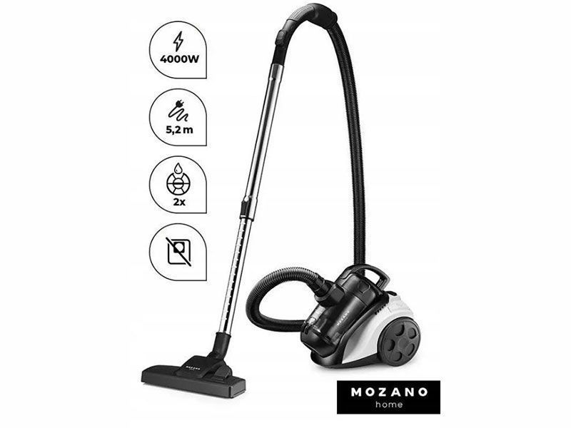 Пилосос Mozano Smart Cyclonic 4000 AGD ODK B 02 4000w White 000043881 фото
