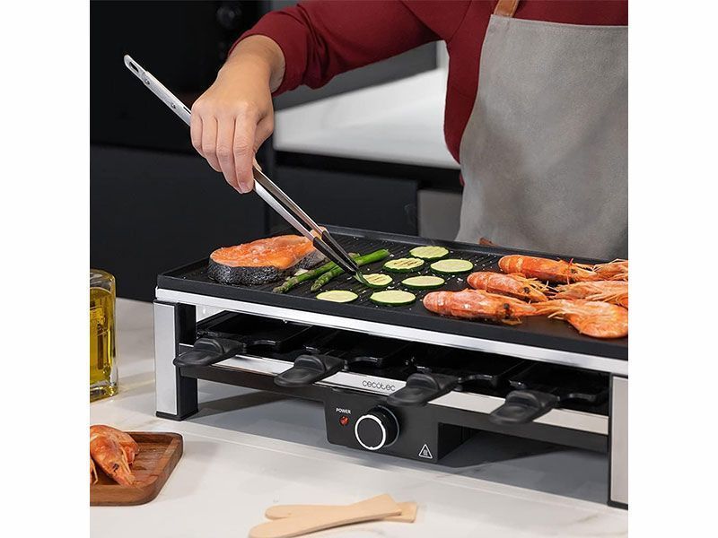 Раклетний гриль Cecotec CheeseGrill 12000 Inox 03176 2000w Black 000042490 фото