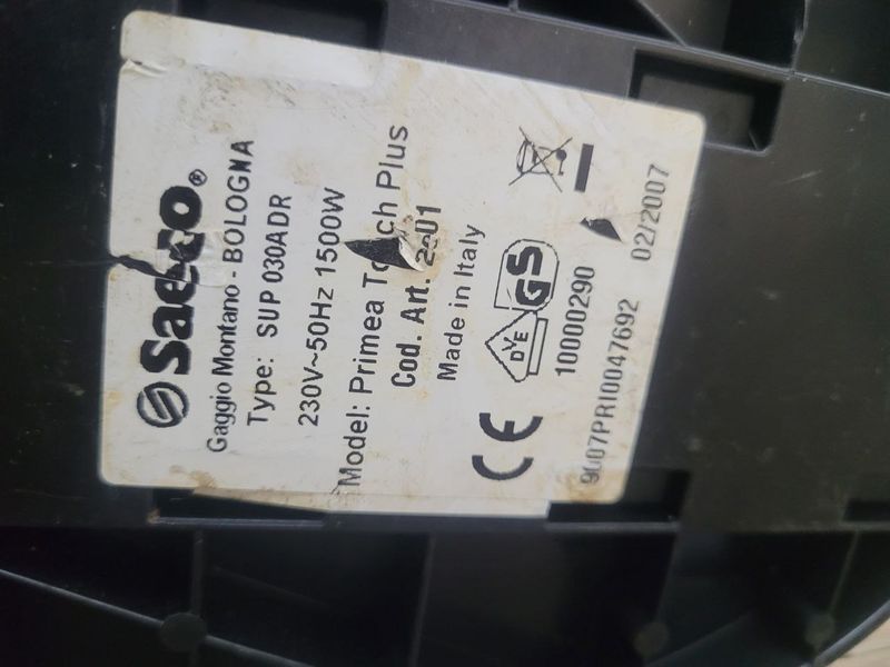 Кофемашина Saeco Primea SUP 031O 1500w 000046094 фото