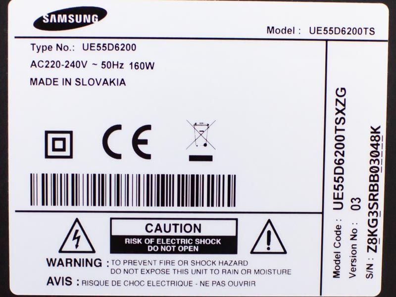 Телевизор 55 Samsung UE55D6200TS LED Smart TV 3D 000032037 фото