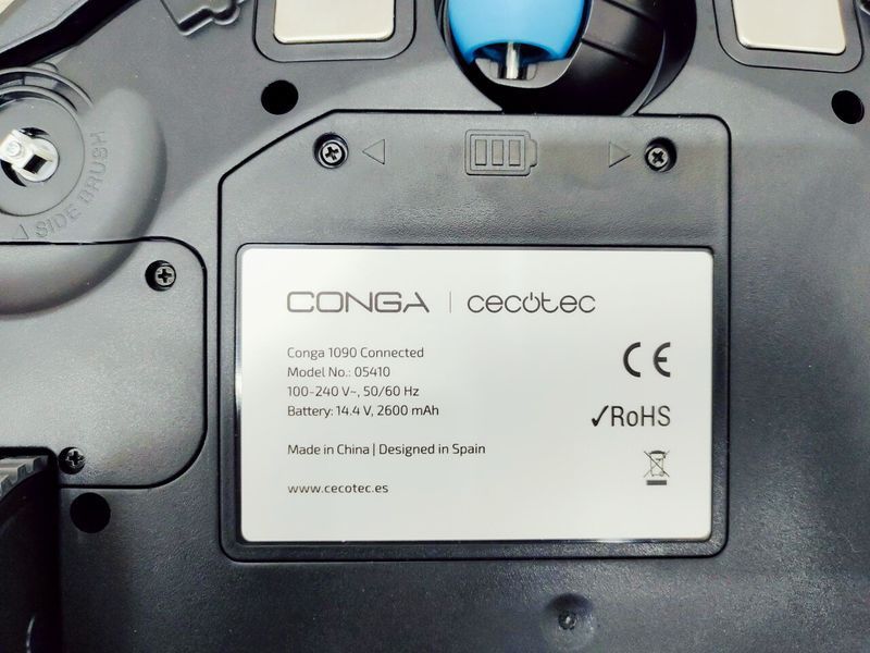 Пылеос робот Cecotec Conga 1090 Connected 05410 WiFi 2600 mAh 000043794 фото