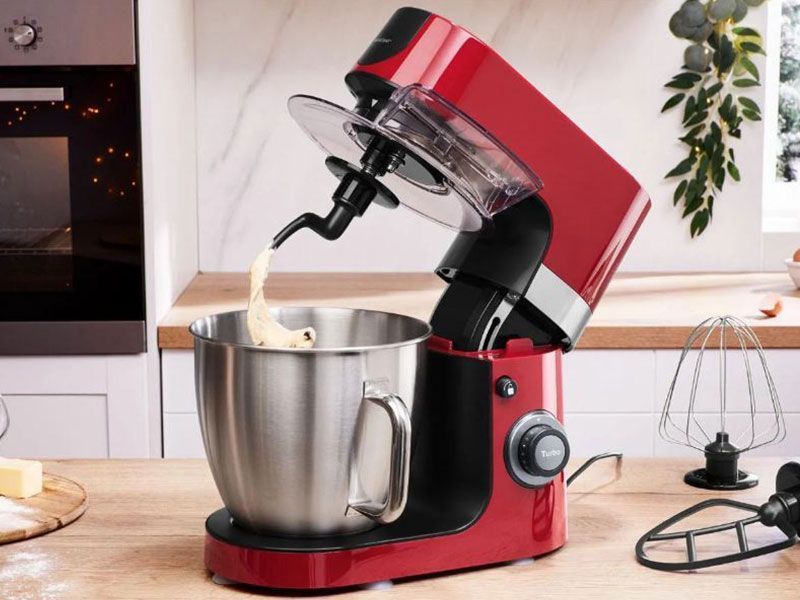 Кухонный комбайн SilverCrest SKMP 1300 D3 1300w 6300мл Red 000045095 фото