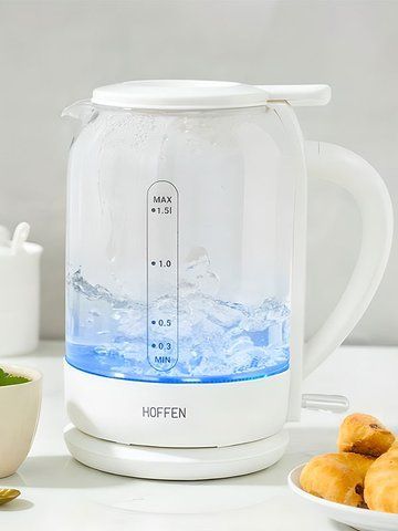 Электрочайник Hoffen GK 2343 W 2200w 1500мл White 000041459 фото
