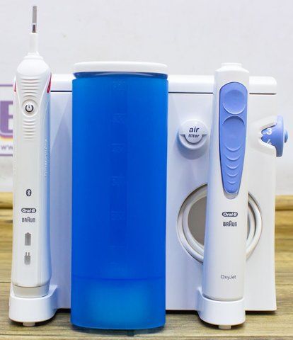 Комплект ирригатор + эл. зубная щетка Braun Oral B 3724 LPNHE347258150 000016701 фото