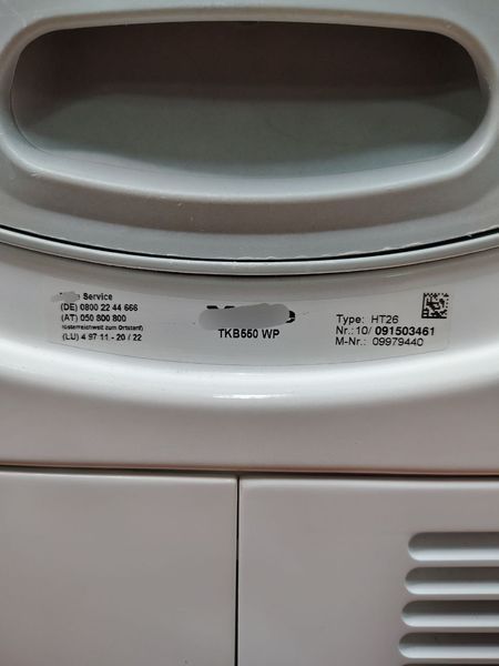 Сушильная машина Premium TKB 550 WP 8 кг sn 10091503461 000051026 фото