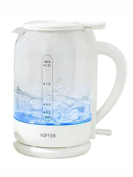 Электрочайник Hoffen GK 2343 W 2200w 1500мл White 000041459 фото