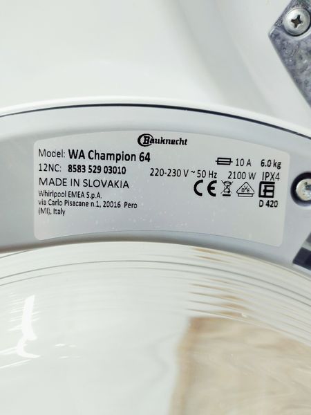 Стиральная машина Bauknecht WA Champion 64 000044427 фото