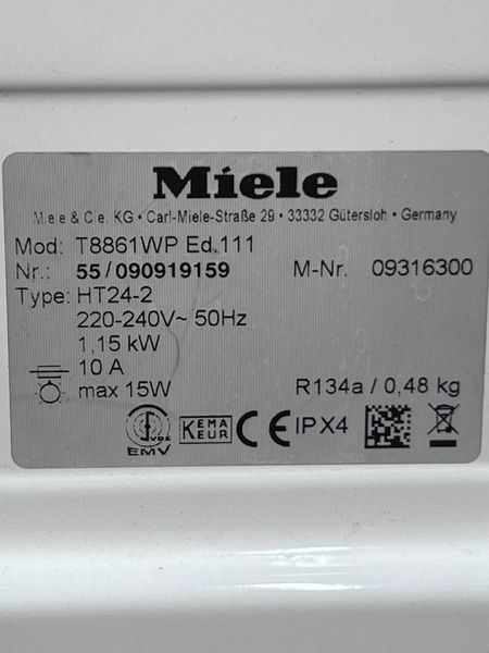 Сушильная машина Miele T8861WP 000039787 фото