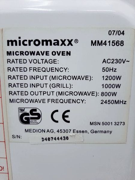 Микроволновая печь MicroMaxx MM41568 000032249 фото