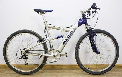 Велосипед 26 Merida Dominator серосиній двопідвіс алюміній 000010881 фото