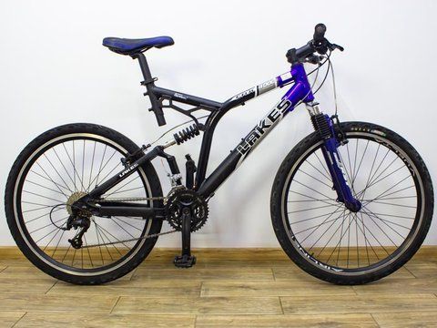 Велосипед 26 Lakes FRX 4000 двопідвіс чорний алюміній 000021124 фото