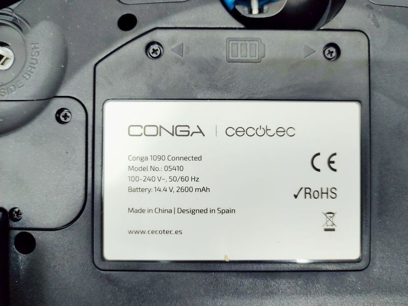 Пилоос робот Cecotec Conga 1090 Connected 05410 WiFi 2600 mAh sn 054101901002618796 000043797 фото
