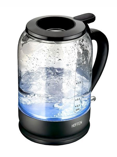 Електрочайник Hoffen GK 2343 B 2200w 1500мл Black 000041458 фото