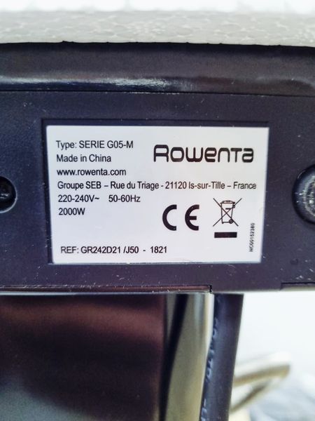 Контакт гриль Rowenta Serie G05 M GR242D 2000w новий LPNHE599819196 90е 000033191 фото