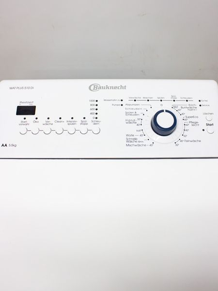 Стиральная машина вертикальная Bauknecht WAT PLUS 510 DI 000031394 фото