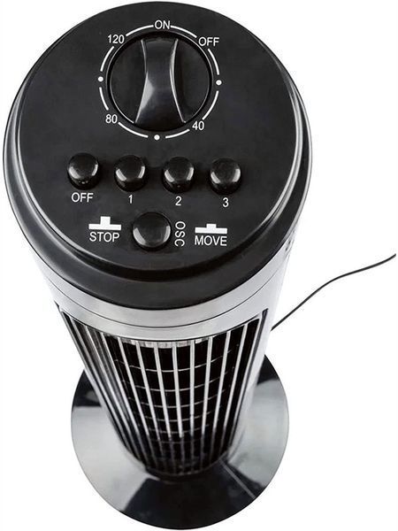Вентилятор колонный SilverCrest STV 50 F1 50w Black 000035217 фото