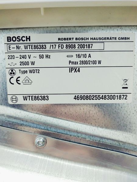 Сушильная машина Bosch Maxx7 WTE86383 17 000037397 фото