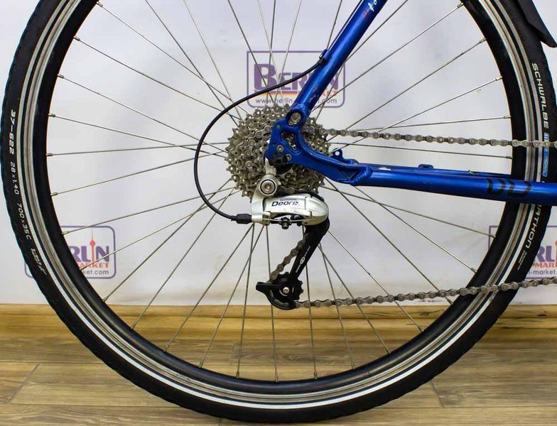 Велосипед 28 Focus BikeRidge Гібрид синьо-білий алюм 000012402 фото