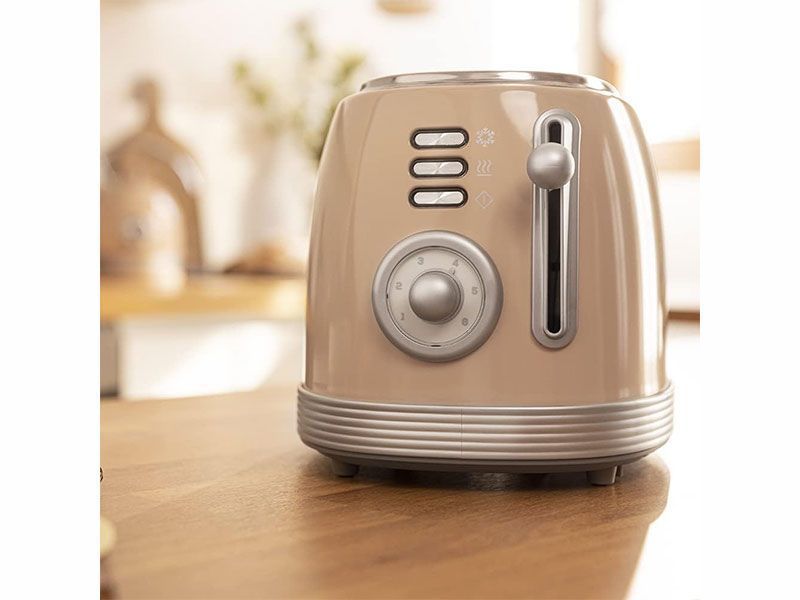 Тостер Cecotec 800 Vintage Light Beige 03212 850w 000042474 фото