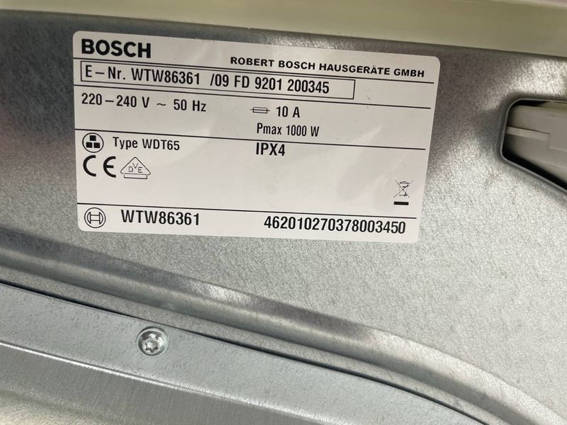 Сушильная машина Bosch EcoAvantixx6 WTW86361 000045652 фото