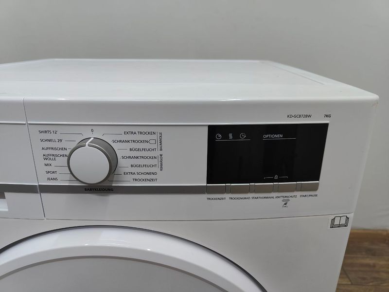 Сушильна машина Sharp KD GCB72BW DE 2700W 8кг sn 00721177010057400153 000050433 фото
