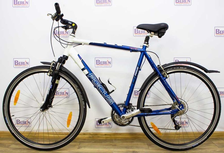 Велосипед 28 Focus BikeRidge Гібрид синьо-білий алюм 000012402 фото