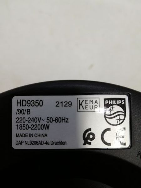 Електрочайник Philips HD9350 90 2200w сток LPNHE607074734 44е 000033612 фото