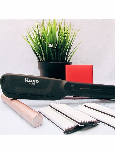 Выпрямитель и гофре для волос Magio MG 679 35w Black 000038977 фото