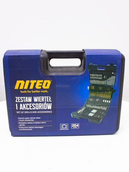Набор сверл и бит Niteo 204DS0370 21 204 предмета 000031347 фото