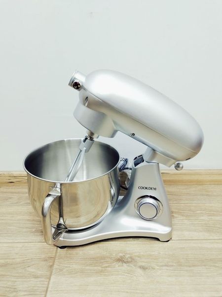 Міксер планетарний тістоміс CookDeyi SM 1522NM 1800w 8л Silver 000038757 фото