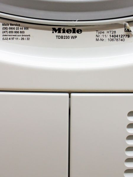 Сушильна машина Miele TDB230WP 1100w 7 кг sn 11140412779 000031925 фото