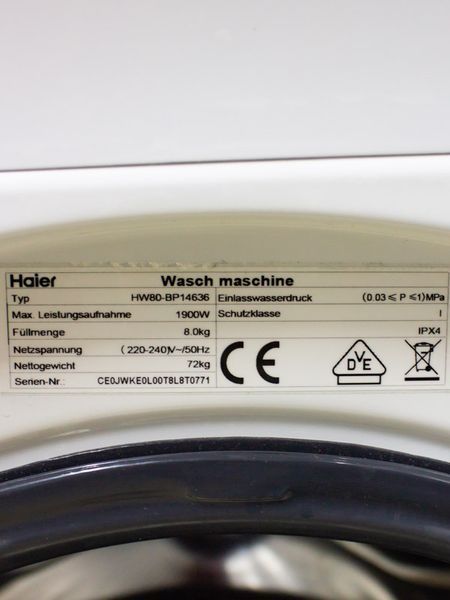 Стиральная машина Haier HW80 BP14636 000031739 фото